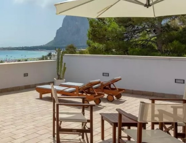 San Vito Lo Capo: Hotel con terrazza sul mare - Villaggio sicilia